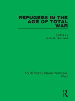 cover image of Refugees in the Age of Total War